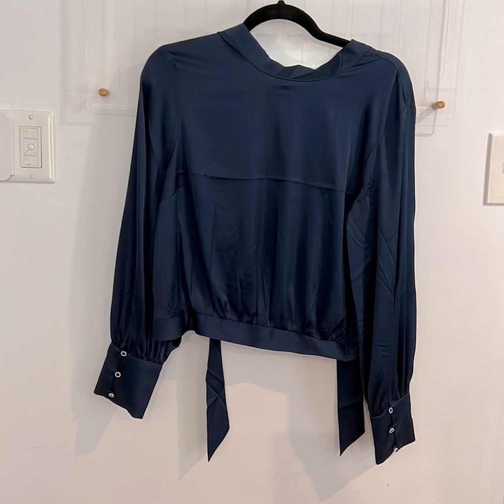 Blue womens blouse. Express, L